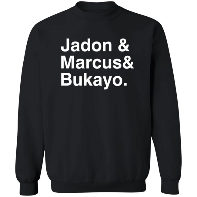 Jason Sudeikis Shirts Jadon & Marcus & Bukayo T Shirt Jason Sudeikis Shirts Jadon & Marcus & Bukayo T Shirt - Image 12