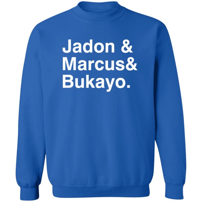 Jason Sudeikis Shirts Jadon & Marcus & Bukayo T Shirt Jason Sudeikis Shirts Jadon & Marcus & Bukayo T Shirt - Image 13