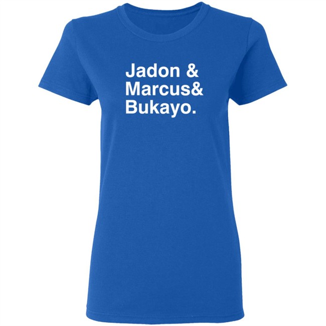 Jason Sudeikis Shirts Jadon & Marcus & Bukayo T Shirt Jason Sudeikis Shirts Jadon & Marcus & Bukayo T Shirt - Image 7