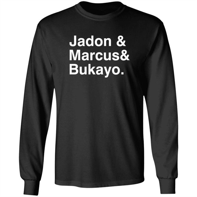 Jason Sudeikis Shirts Jadon & Marcus & Bukayo T Shirt Jason Sudeikis Shirts Jadon & Marcus & Bukayo T Shirt - Image 8