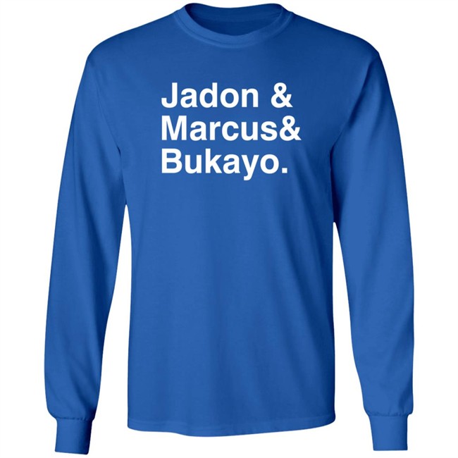Jason Sudeikis Shirts Jadon & Marcus & Bukayo T Shirt Jason Sudeikis Shirts Jadon & Marcus & Bukayo T Shirt - Image 9