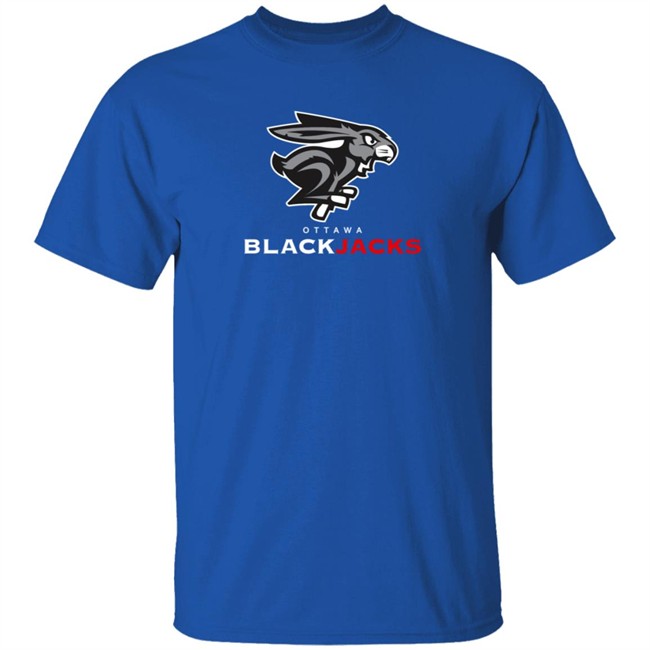 Ottawa Sports Fans Shirts Ottawa Blackjacks T Shirt Ottawa Sports Fans Shirts Ottawa Blackjacks T Shirt - Image 5