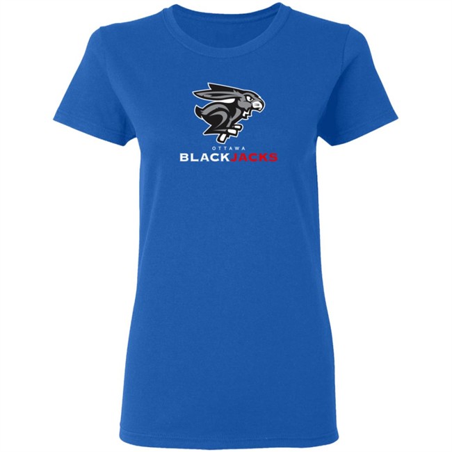 Ottawa Sports Fans Shirts Ottawa Blackjacks T Shirt Ottawa Sports Fans Shirts Ottawa Blackjacks T Shirt - Image 7