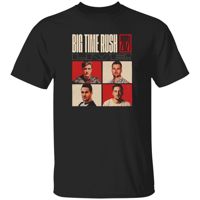 Big Time Rush Merch Big Time Rush 2021 Live Shirt