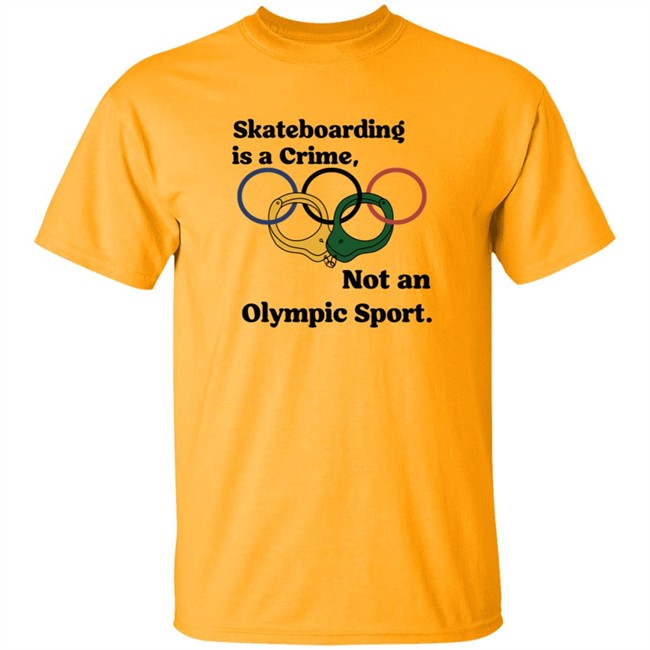Santa Cruz Shirts Skateboarding Is A Crime Not An Olympic Sport Shirt Santa Cruz Shirts Skateboarding Is A Crime Not An Olympic Sport Shirt - Image 2