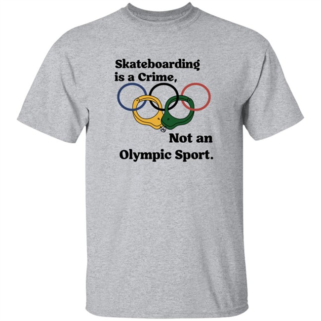 Santa Cruz Shirts Skateboarding Is A Crime Not An Olympic Sport Shirt Santa Cruz Shirts Skateboarding Is A Crime Not An Olympic Sport Shirt - Image 4