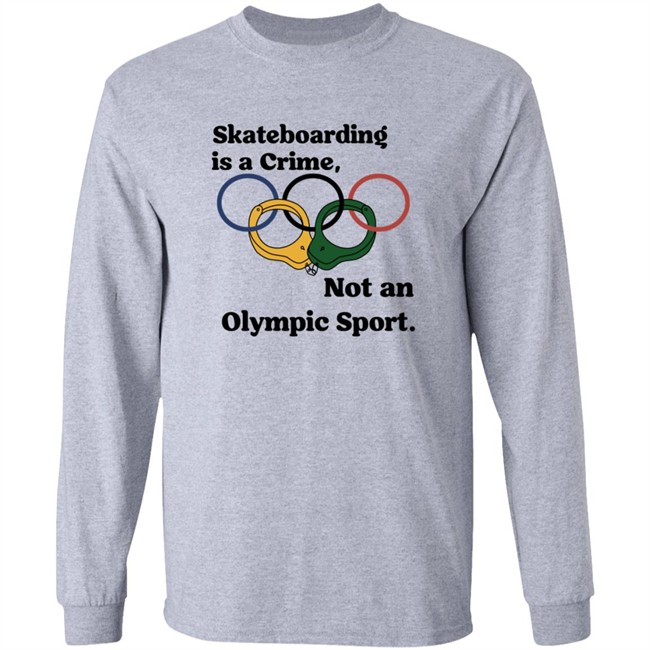 Santa Cruz Shirts Skateboarding Is A Crime Not An Olympic Sport Shirt Santa Cruz Shirts Skateboarding Is A Crime Not An Olympic Sport Shirt - Image 7