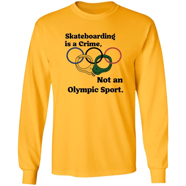 Santa Cruz Shirts Skateboarding Is A Crime Not An Olympic Sport Shirt Santa Cruz Shirts Skateboarding Is A Crime Not An Olympic Sport Shirt - Image 9