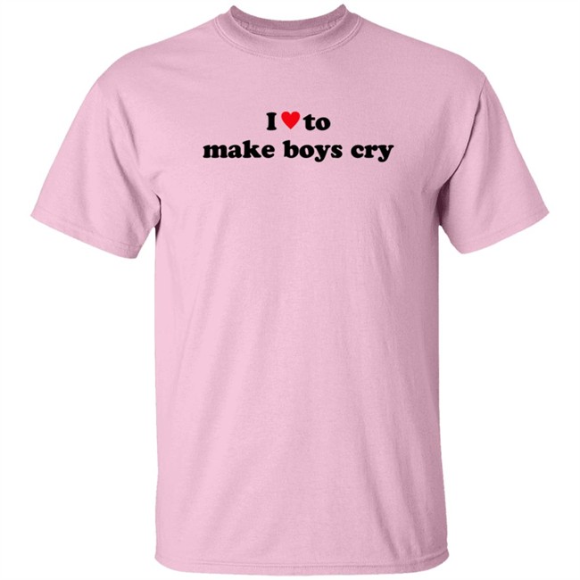 I Love To Make Boys Cry T Shirt I Love To Make Boys Cry T Shirt - Image 3