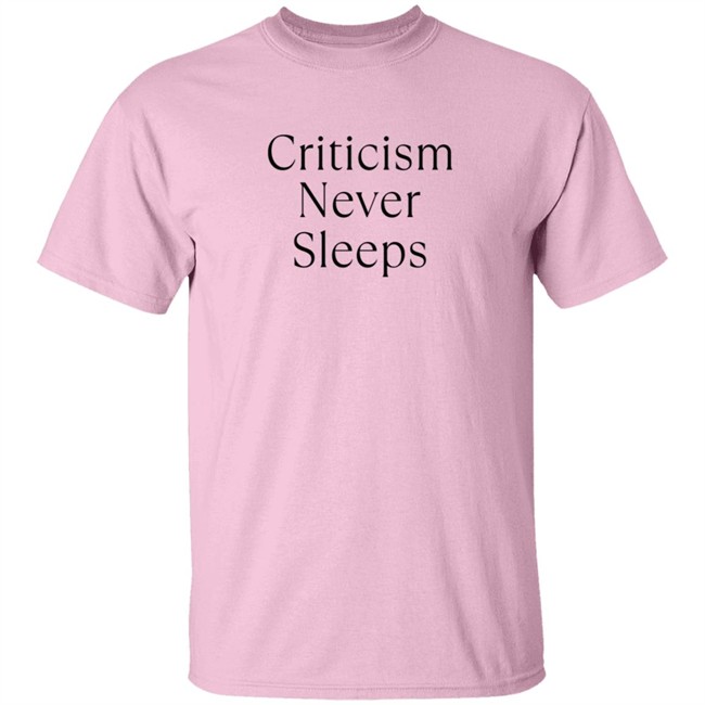 Brandon Shirts Criticism Never Sleeps Tee Shirt Brandon Shirts Criticism Never Sleeps Tee Shirt - Image 3