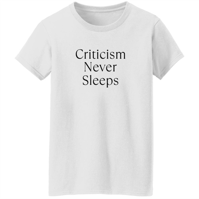 Brandon Shirts Criticism Never Sleeps Tee Shirt Brandon Shirts Criticism Never Sleeps Tee Shirt - Image 5