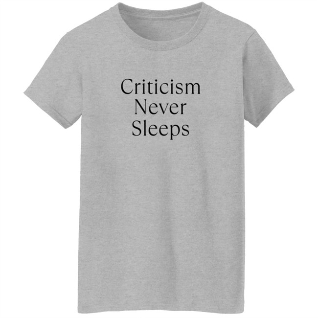 Brandon Shirts Criticism Never Sleeps Tee Shirt Brandon Shirts Criticism Never Sleeps Tee Shirt - Image 6