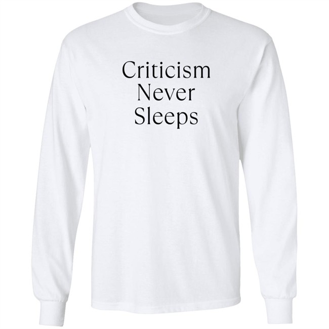 Brandon Shirts Criticism Never Sleeps Tee Shirt Brandon Shirts Criticism Never Sleeps Tee Shirt - Image 8