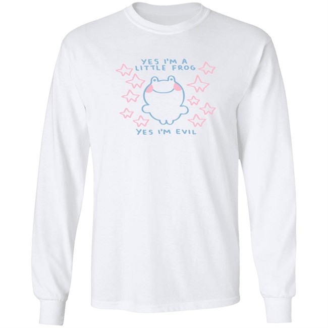 Yes I'm A Little Frog, Yes I'm Evil Shirt Yes I'm A Little Frog, Yes I'm Evil Shirt - Image 8