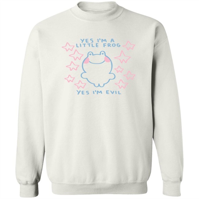 Yes I'm A Little Frog, Yes I'm Evil Shirt Yes I'm A Little Frog, Yes I'm Evil Shirt - Image 15