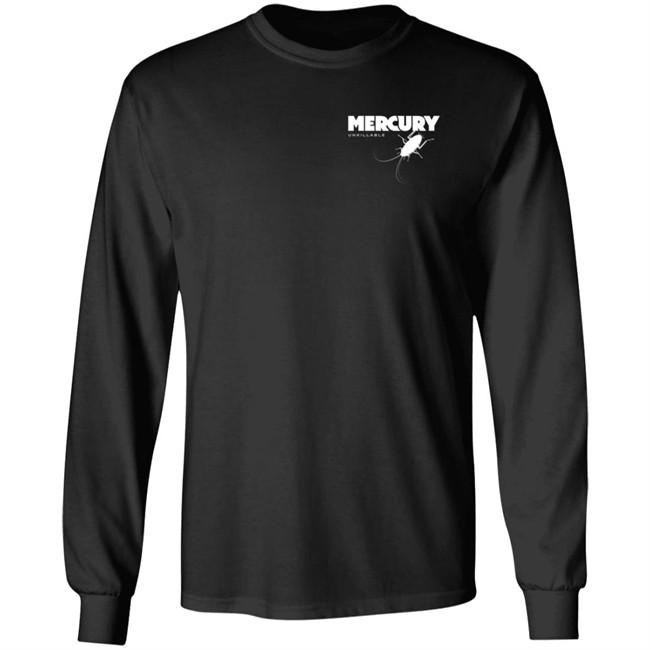 Portland Mercury Roach Black Shirt Portland Mercury Roach Black Shirt - Image 8
