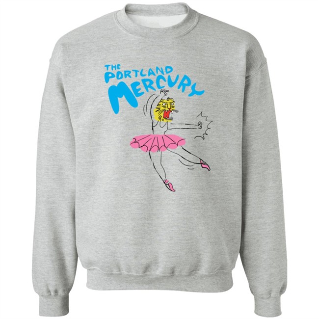 The Portland Mercury Ballerina White T Shirt The Portland Mercury Ballerina White T Shirt - Image 14
