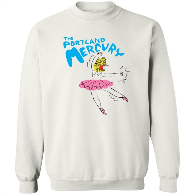 The Portland Mercury Ballerina White T Shirt The Portland Mercury Ballerina White T Shirt - Image 15
