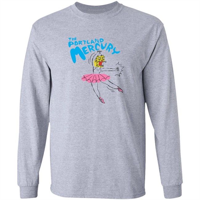 The Portland Mercury Ballerina White T Shirt The Portland Mercury Ballerina White T Shirt - Image 7