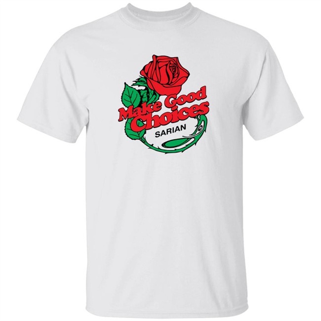 Bailey Sarian Merch Rose Tee Shirt