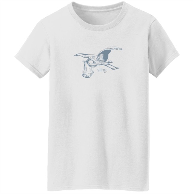 Clairo Merch Sling Limited Edition Stork Shirt Clairo Merch Sling Limited Edition Stork Shirt - Image 5