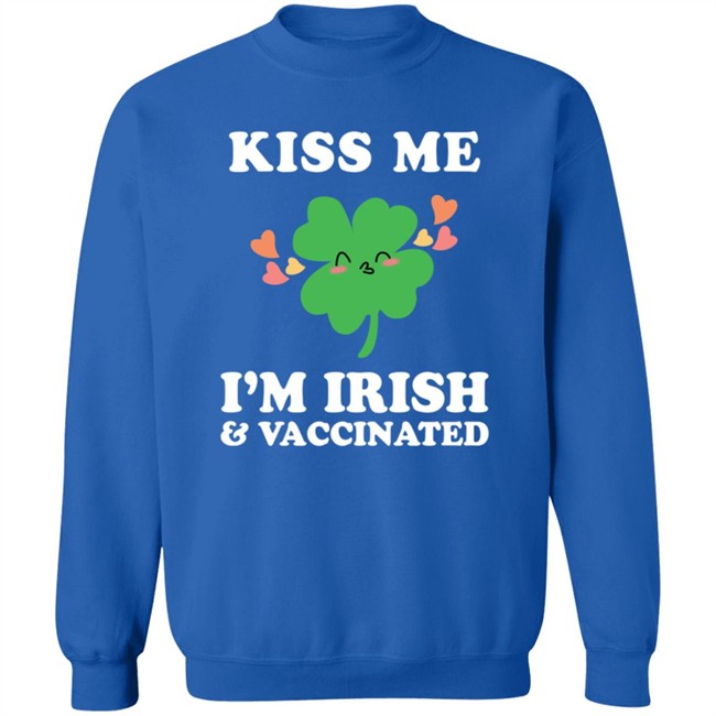 Nicola Coughlan T Shirt Kiss Me I'm Ireland and Vaccinated Shirt Nicola Coughlan T Shirt Kiss Me I'm Ireland and Vaccinated Shirt - Image 13