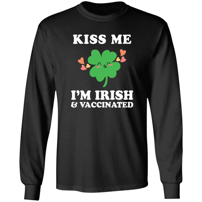 Nicola Coughlan T Shirt Kiss Me I'm Ireland and Vaccinated Shirt Nicola Coughlan T Shirt Kiss Me I'm Ireland and Vaccinated Shirt - Image 8