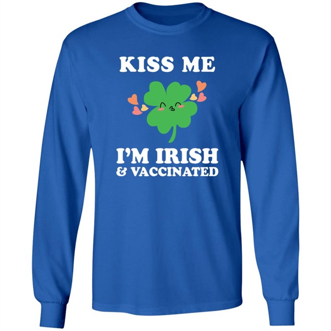 Nicola Coughlan T Shirt Kiss Me I'm Ireland and Vaccinated Shirt Nicola Coughlan T Shirt Kiss Me I'm Ireland and Vaccinated Shirt - Image 9