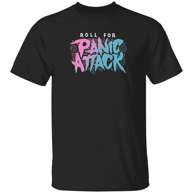 Dimension 20 Fantasy High Roll For Panic Attack T Shirt Dropout Merch Store
