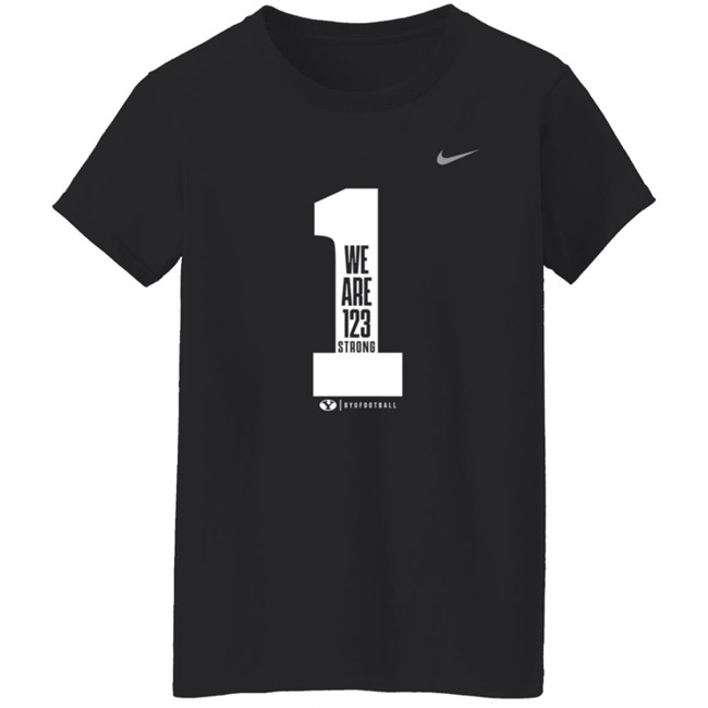 Byu Football Wears Pregame Shirts We Are 123 Strong Shirt Danh - Byu Football Wears Pregame Shirts We Are 123 Strong Shirt
