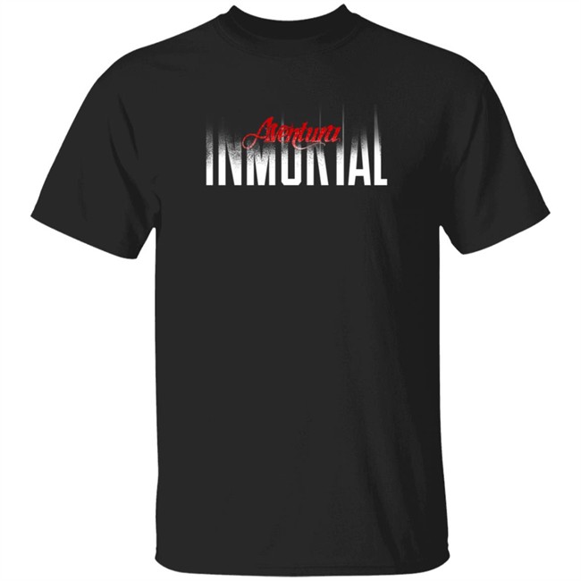 Danh - Aventura Merch Inmortal Tour Black T Shirt
