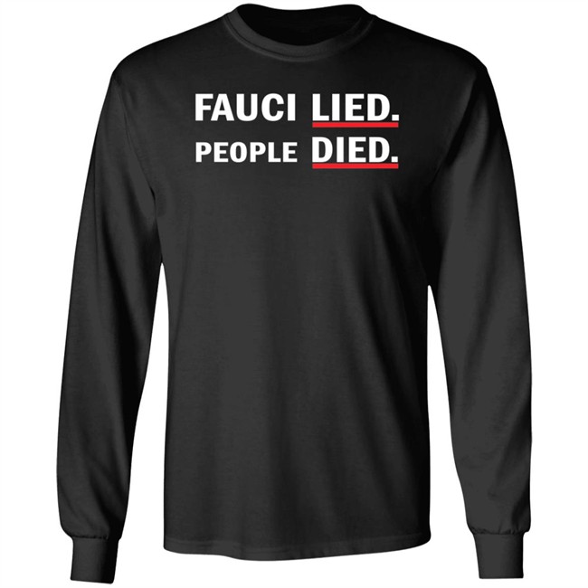 Nhung - Liberty Media Fauci Lied People Died Long Sleeve Luke Rudkowski