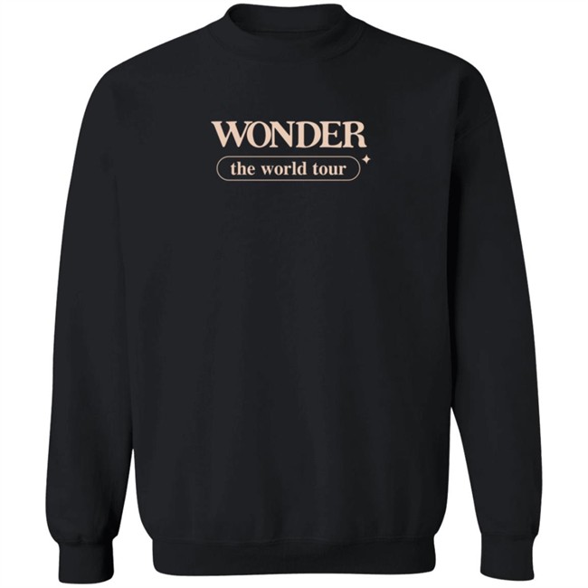 Shawn Mendes Store Merch Wonder The World Tour Crewneck Sweatshirt