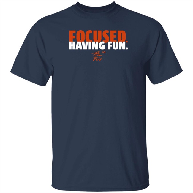 BreakingT Bo Nix Focused And Having Fun Shirt