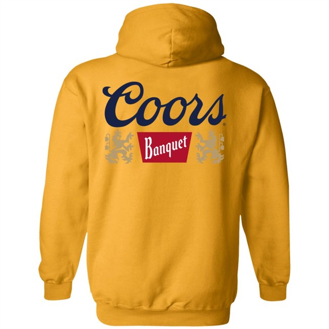 Coors Banquet Beer Logo Hoodie Sweatshirt Urban Outfitters Merch