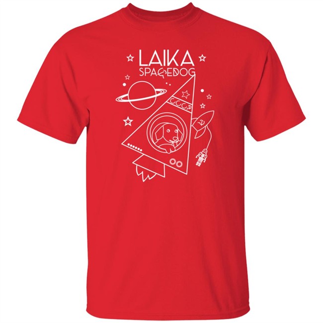 Stratonaut Store Laika Space Dog American Apparel Shirt