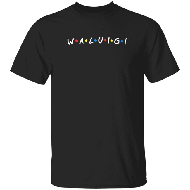 The Hard Times Merch Waluigi X Friends T Shirt Hard Drive WALUIGI