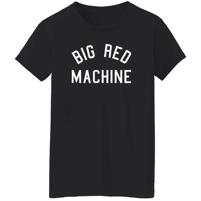 Big Red Machine Merch Big Red Machine Arch Type Tee Shirt