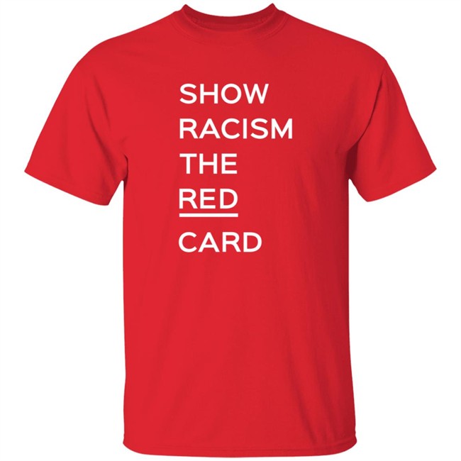 Tam Courts Shirts Defend Dundee United Star Jeando Fuchs Show Racism The Red Card Shirt