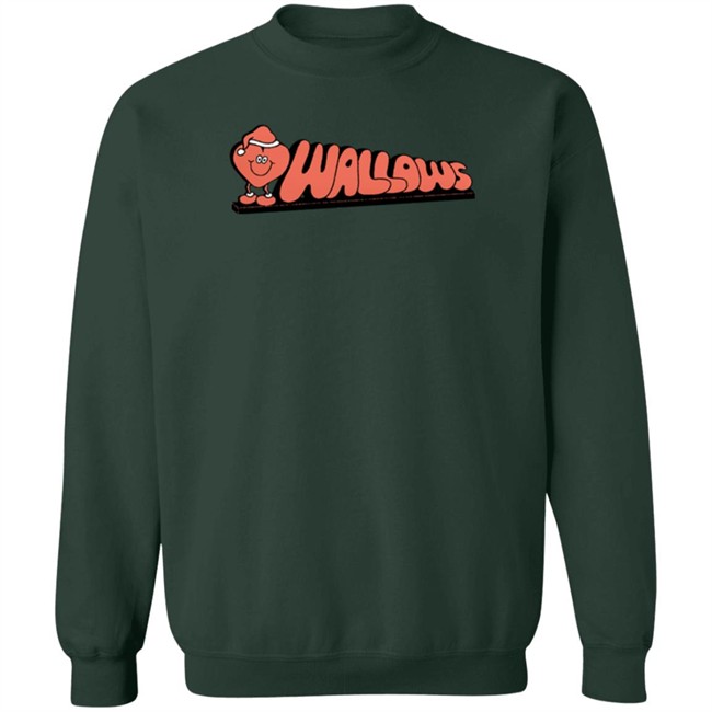 Wallows Music Merch Holiday Love Crewneck Sweatshirt