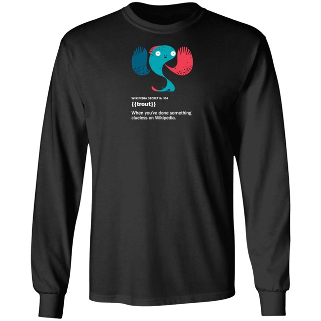 Wikimedia Merch Trout Shirt By Alex Eben Wikimedia Merch Trout Shirt By Alex Eben
