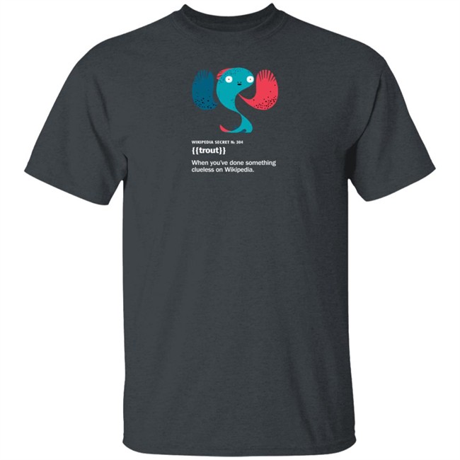 Wikimedia Merch Trout Shirt By Alex Eben Wikimedia Merch Trout Shirt By Alex Eben