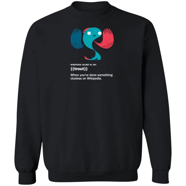 Wikimedia Merch Trout Shirt By Alex Eben Wikimedia Merch Trout Shirt By Alex Eben