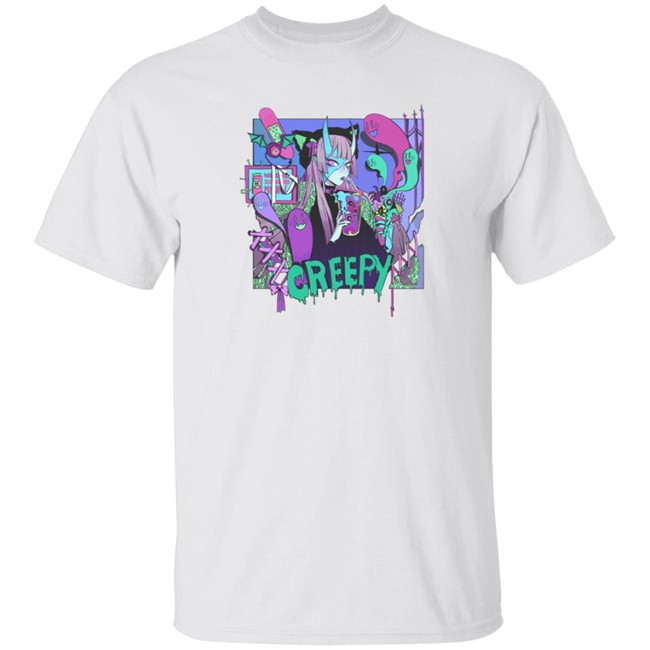 Vacuumch By Fuku Mono Kiru Made Merch Creepy Midnight Snack Tee