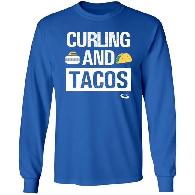 Curling And Tacos T Shirt Goldline Curling Curling And Tacos T Shirt Goldline Curling