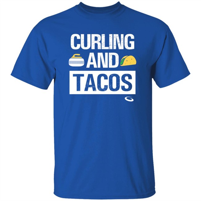 Curling And Tacos T Shirt Goldline Curling Curling And Tacos T Shirt Goldline Curling