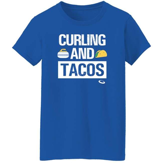 Curling And Tacos T Shirt Goldline Curling Curling And Tacos T Shirt Goldline Curling