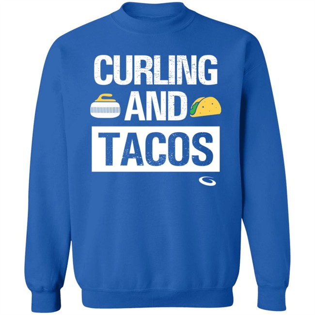 Curling And Tacos T Shirt Goldline Curling Curling And Tacos T Shirt Goldline Curling