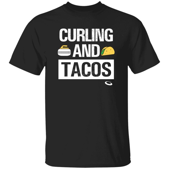 Curling And Tacos T Shirt Goldline Curling