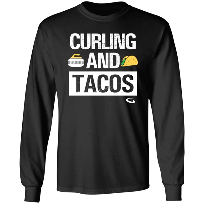 Curling And Tacos T Shirt Goldline Curling Curling And Tacos T Shirt Goldline Curling